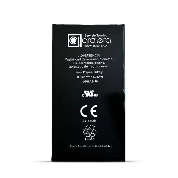Cambio Bateria iphone 15